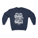 Hood N' Holy Communion Bread Men's Crewneck Sweatshirt