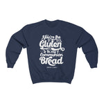 Hood N' Holy Communion Bread Women's Crewneck Sweatshirt