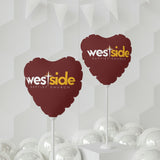 WBC Burgundy Balloon (Heart-shaped), 11"