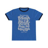 Hood N' Holy Your Breath Women's Ringer Tee