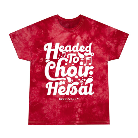 Hood N' Holy Choir Rehearsal Men's Tie-Dye Tee