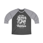 Hood N' Holy Flip Tables Women's Raglan Tee