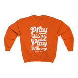 Hood N' Holy Pray With Me Men's Crewneck Sweatshirt