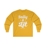 Hood N' Holy Salty & Lit Men' Long Sleeve Tee