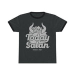 Hood N' Holy Not Today Satan Men's Ringer Tee