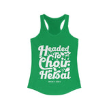 Hood N' Holy Choir Rehearsal Women's Racerback Tank Top