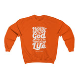 Hood N' Holy First Giving Honor Women's Crewneck Sweatshirt