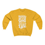 Hood N' Holy First Giving Honor Men's Crewneck Sweatshirt