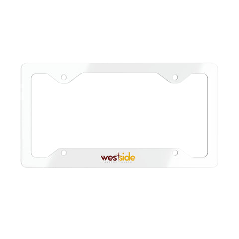 WBC Metal License Plate Frame