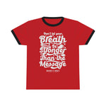 Hood N' Holy Your Breath Women's Ringer Tee