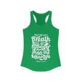 Hood N' Holy Your Breath Women's Racerback Tank