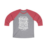 Hood N' Holy Your Breath Women's Raglan Tee