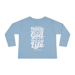 Hood N' Holy First Giving Honor Kidz Toddler Long Sleeve Tee