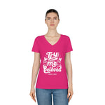 Hood N' Holy TMB Women's V-Neck T-Shirt