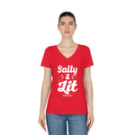 Hood N' Holy Salty & Lit Women's V-Neck T-Shirt