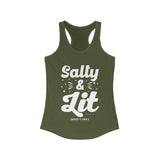 Hood N' Holy Salty & Lit Women's Racerback Tank Top