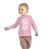 Hood N' Holy First Giving Honor Kidz Toddler Long Sleeve Tee
