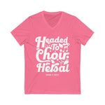 Hood N' Holy Choir Rehearsal Women's V-Neck Tee