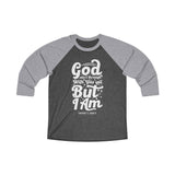 Hood N' Holy God Ain't Through With You Yet Men's Raglan Tee