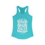 Hood N' Holy Your Breath Women's Racerback Tank