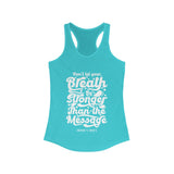 Hood N' Holy Your Breath Women's Racerback Tank