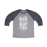 Hood N' Holy God Ain't Through With You Yet Men's Raglan Tee