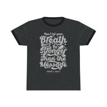 Hood N' Holy Your Breath Women's Ringer Tee