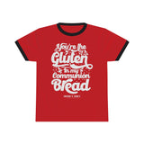 Hood N' Holy Communion Bread Women's Ringer Tee